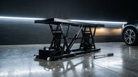 Car Lift, 25.6 Max. Height, 5, 000 LBS Capacity Portable Car Lift, with Extended-Length Plates, Heavy-Duty Carbon Steel Truck Lift with 120V Power Unit, Auto Car Jack Lifts for Home Garage Shop — Lifestyle