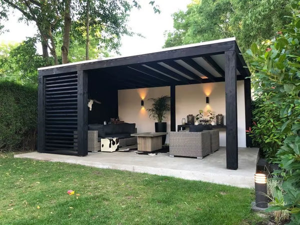 Outdoor Waterproof Pergola Aluminium Motorized Louvered Pergola Canopy Exterior Gazebo Bioclimatic Pergolas Shading Gazebo