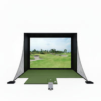 Golf Simulator Enclosure Designed for Indoor Practice, 4:3 Impact Screen, Aluminum Frame, Double-Layer Protection — product view 7