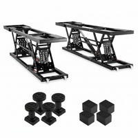 Portable Car Lift Built to Handle 5,000 LBS, 25.6 Max Height, Heavy-Duty Carbon Steel, 120V Power Unit